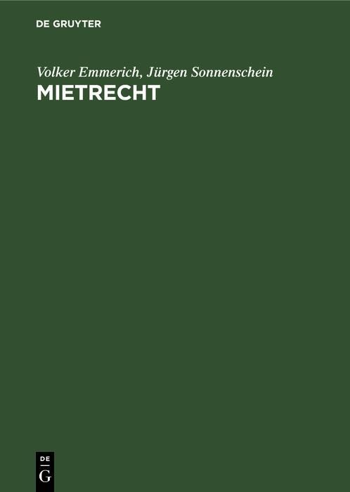 Produktbild: Mietrecht