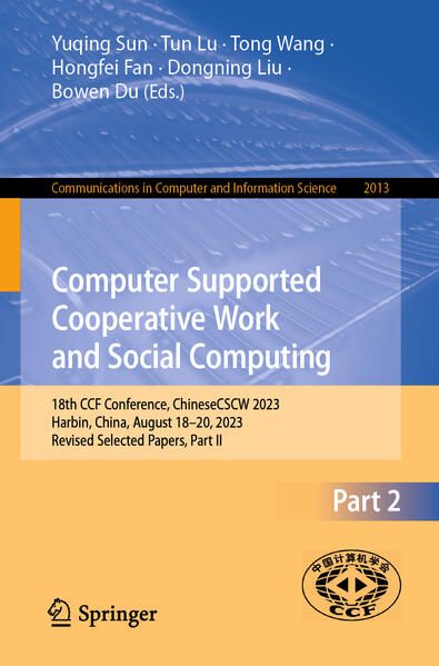 Produktbild: Computer Supported Cooperative Work and Social Computing
