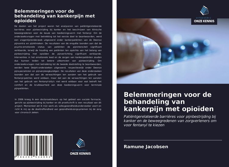 Produktbild: Belemmeringen voor de behandeling van kankerpijn met opio&iuml;den