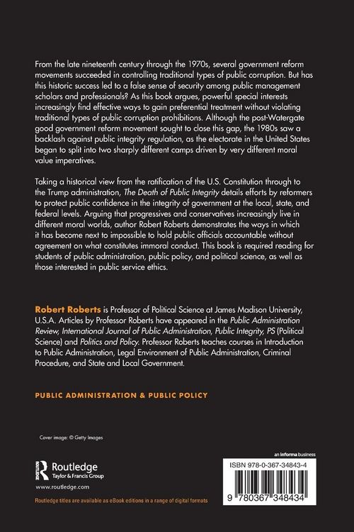 Produktbild: The Death of Public Integrity