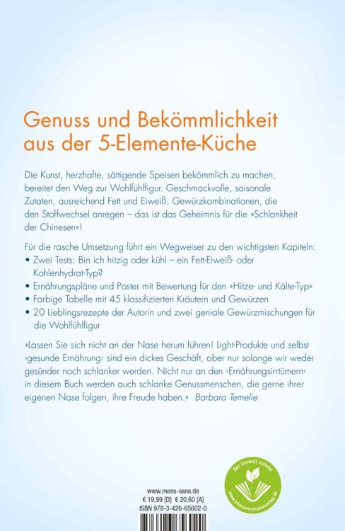 Produktbild: Mit der 5-Elemente-Ern&auml;hrung zur Wohlf&uuml;hlfigur