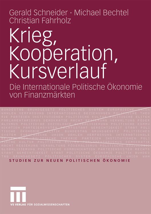 Produktbild: Krieg, Kooperation, Kursverlauf