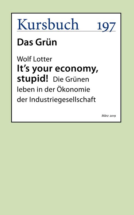 Produktbild: It's your economy, stupid!