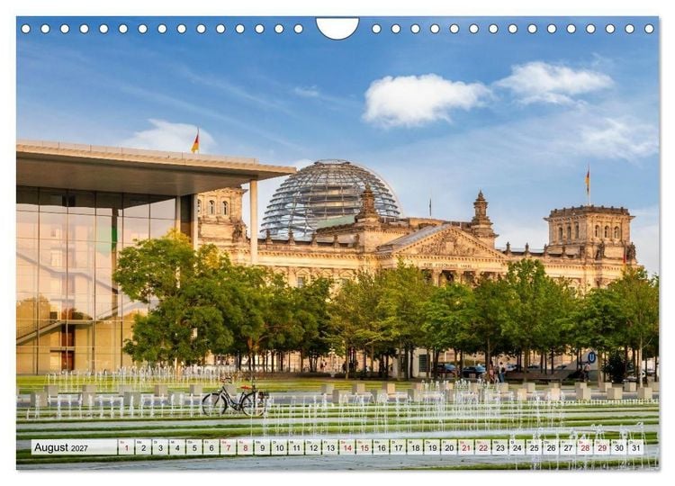 Produktbild: Berlin - Faszination bei Tag und Nacht (Wandkalender 2027 DIN A4 quer), CALVENDO Monatskalender