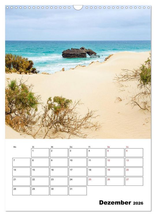 Produktbild: Boa Vista - die &bdquo;Perle&ldquo; der Kapverden (Wandkalender 2026 DIN A3 hoch), CALVENDO Monatskalender
