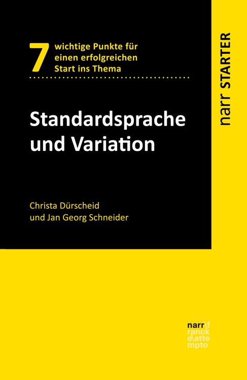 Produktbild: Standardsprache und Variation