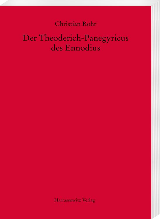 Produktbild: Der Theoderich-Panegyricus des Ennodius