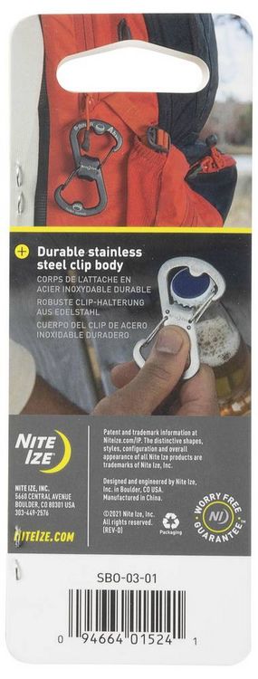 Produktbild: NITE Ize NI-SBO-03-01 Karabiner 82mm x 45mm 1St.