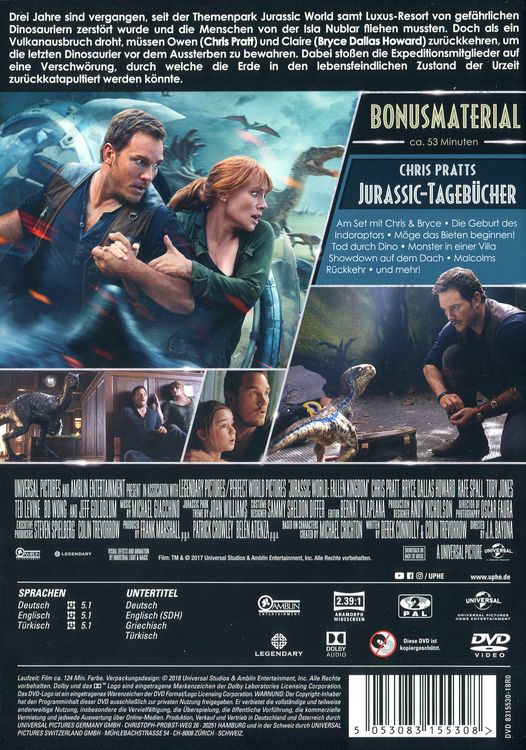 Produktbild: Jurassic World: Das gefallene K&ouml;nigreich