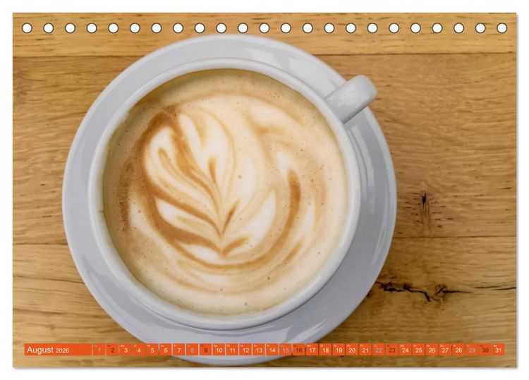 Produktbild: Kaffee (Tischkalender 2026 DIN A5 quer), CALVENDO Monatskalender