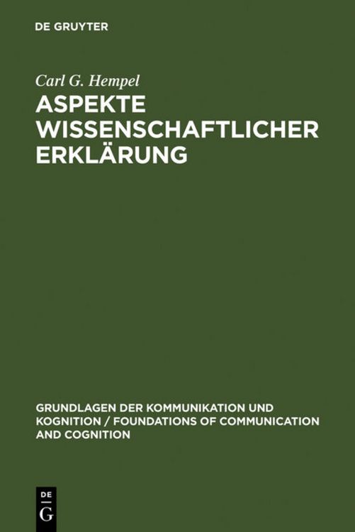 Produktbild: Aspekte wissenschaftlicher Erkl&auml;rung
