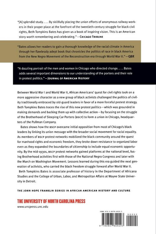 Produktbild: Pullman Porters and the Rise of Protest Politics in Black America, 1925-1945