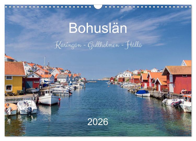 Produktbild: Bohusl&auml;n. K&auml;ring&ouml;n - Gullholmen - H&aring;ll&ouml; (Wandkalender 2026 DIN A3 quer), CALVENDO Monatskalender