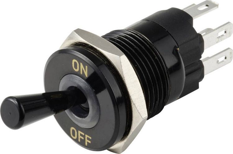 Produktbild: TRU COMPONENTS TC-14378420 Kippschalter 250 V/AC 15A 1 x Ein/Aus IP67 1St.