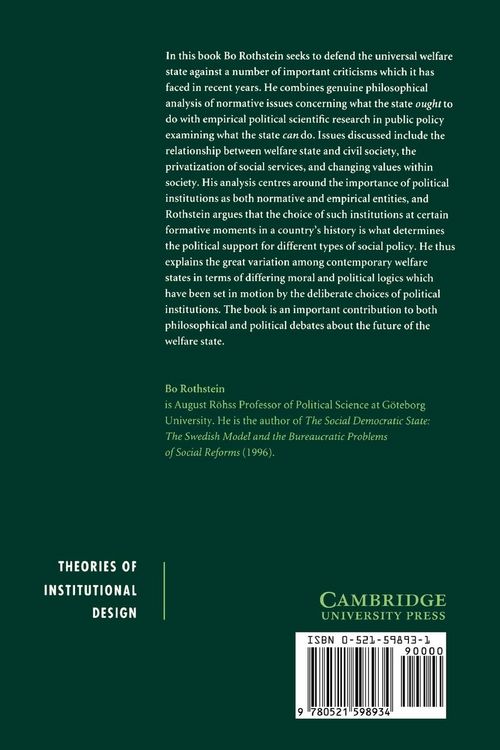 Produktbild: Just Institutions Matter