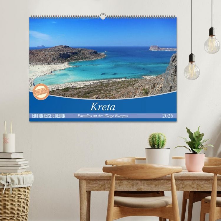 Produktbild: Kreta - Paradies an der Wiege Europas (Wandkalender 2026 DIN A2 quer), CALVENDO Monatskalender