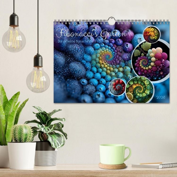 Produktbild: Fibonacci&rsquo;s Garten (Wandkalender 2026 DIN A4 quer), CALVENDO Monatskalender