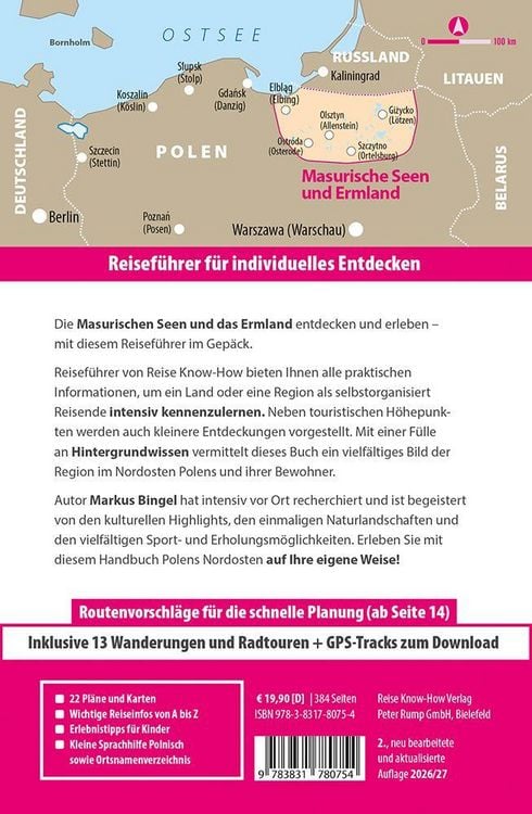 Produktbild: Reise Know-How Reisef&uuml;hrer Masurische Seen und Ermland
