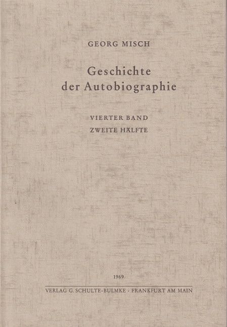 Produktbild: Geschichte der Autobiographie