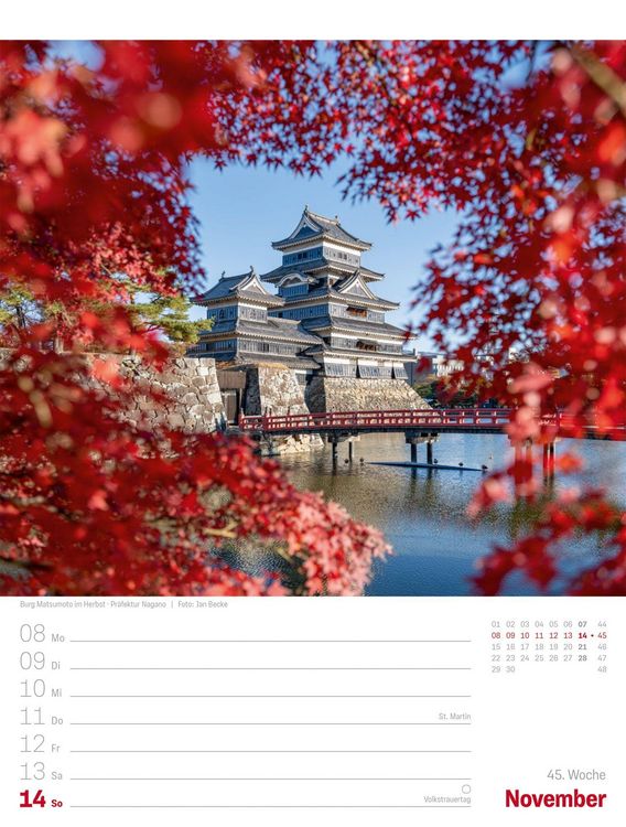 Produktbild: Japan Wochenplaner Kalender 2027 | Das Land der aufgehenden Sonne