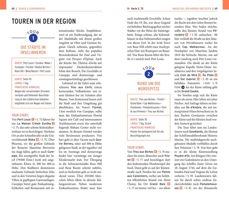 Produktbild: POLYGLOTT on tour Reisef&uuml;hrer Mauritius/R&eacute;union