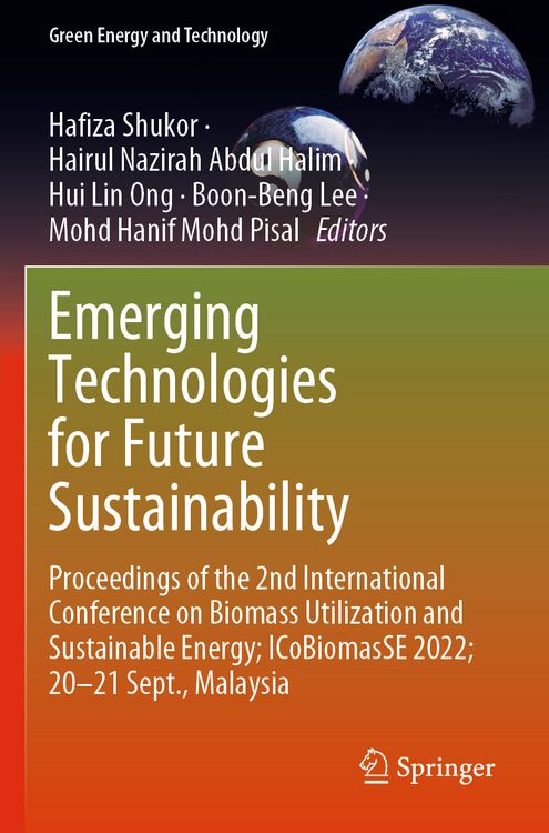 Produktbild: Emerging Technologies for Future Sustainability