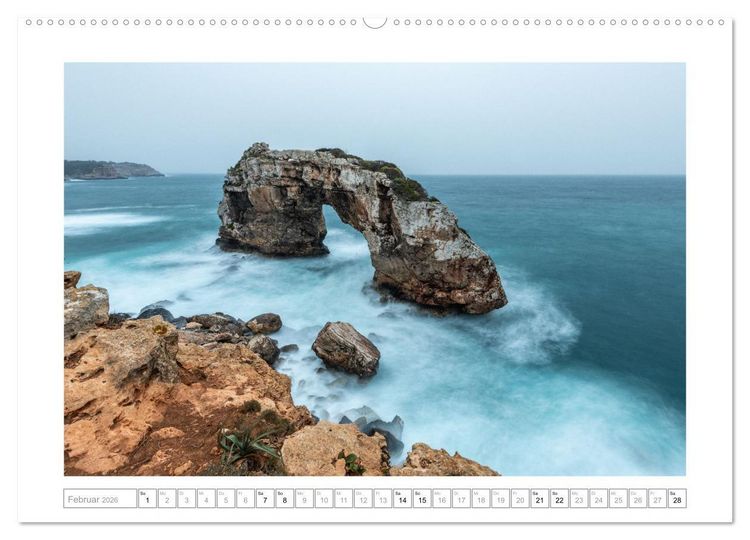 Produktbild: Mallorca - Magische Stille (hochwertiger Premium Wandkalender 2026 DIN A2 quer), Kunstdruck in Hochglanz
