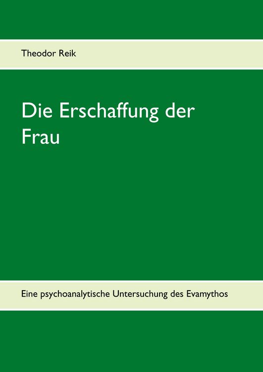 Produktbild: Die Erschaffung der Frau