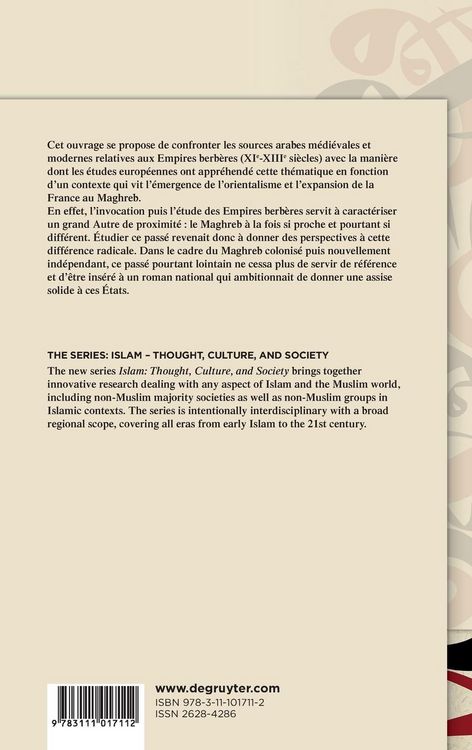 Produktbild: Les Empires berb&egrave;res: constructions et d&eacute;constructions d'un objet historiographique