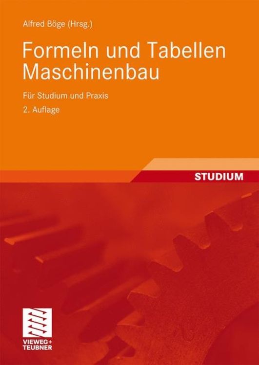 Produktbild: Formeln und Tabellen Maschinenbau
