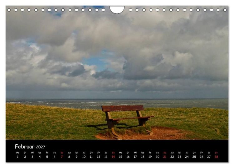 Produktbild: Helgoland und die D&uuml;ne (Wandkalender 2027 DIN A4 quer), CALVENDO Monatskalender