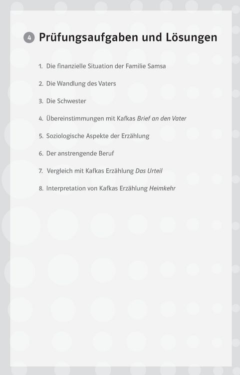 Produktbild: Lekt&uuml;rehilfen Franz Kafka, 'Die Verwandlung'. Interpretationshilfe f&uuml;r Oberstufe und Abitur