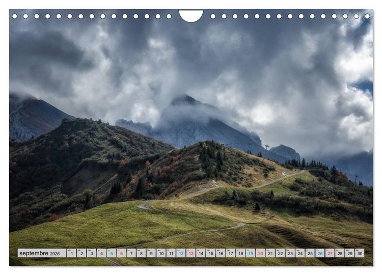Produktbild: Un automne en Haute-Savoie (Calendrier mural 2026 DIN A4 vertical), CALVENDO calendrier mensuel