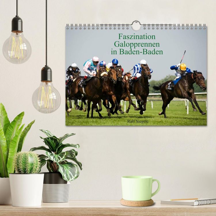 Produktbild: Faszination Galopprennen in Baden-Baden (Wandkalender 2026 DIN A4 quer), CALVENDO Monatskalender