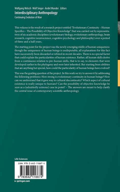 Produktbild: Interdisciplinary Anthropology