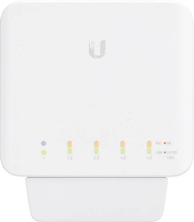 Produktbild: Ubiquiti Networks UniFi USW-Flex Netzwerk Switch RJ45 4+1 Port PoE-Funktion