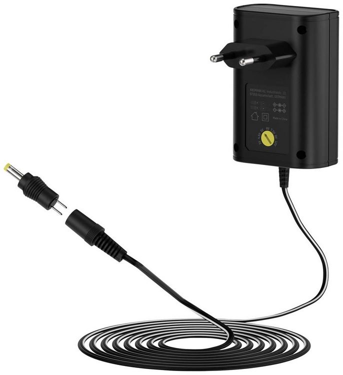 Produktbild: Ansmann 1201-0024 Steckernetzteil, einstellbar 12 V/DC, 9 V/DC, 7.5 V/DC, 6 V, 4.5 V/DC, 3 V 1500 mA 18 W