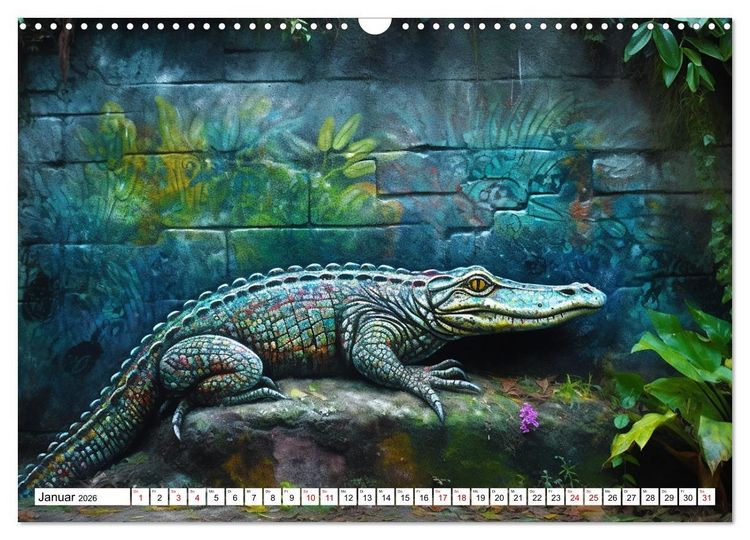 Produktbild: Street Art Graffiti (Wandkalender 2026 DIN A3 quer), CALVENDO Monatskalender