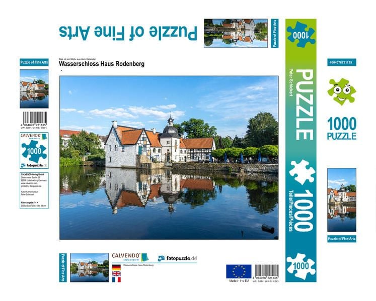 Produktbild: CALVENDO Puzzle Wasserschloss Haus Rodenberg | 1000 Teile Lege-Gr&ouml;&szlig;e 64x48cm Foto-Puzzle f&uuml;r gl&uuml;ckliche Stunden