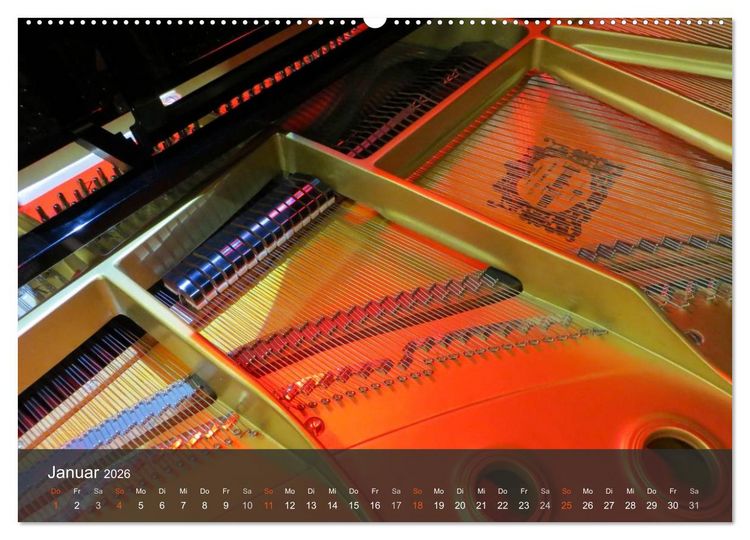 Produktbild: Instrumenten Perspektiven (Wandkalender 2026 DIN A2 quer), CALVENDO Monatskalender