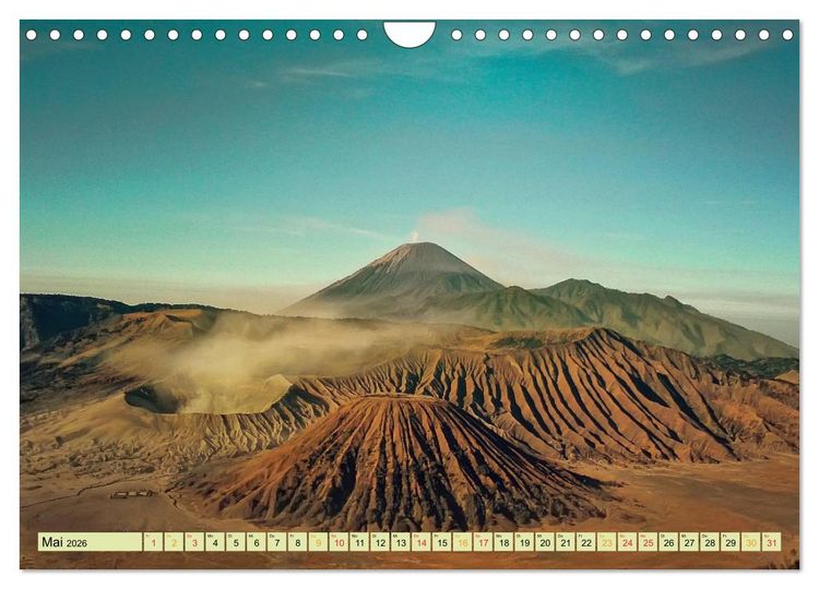 Produktbild: Vulkane - imposant und bedrohlich (Wandkalender 2026 DIN A4 quer), CALVENDO Monatskalender