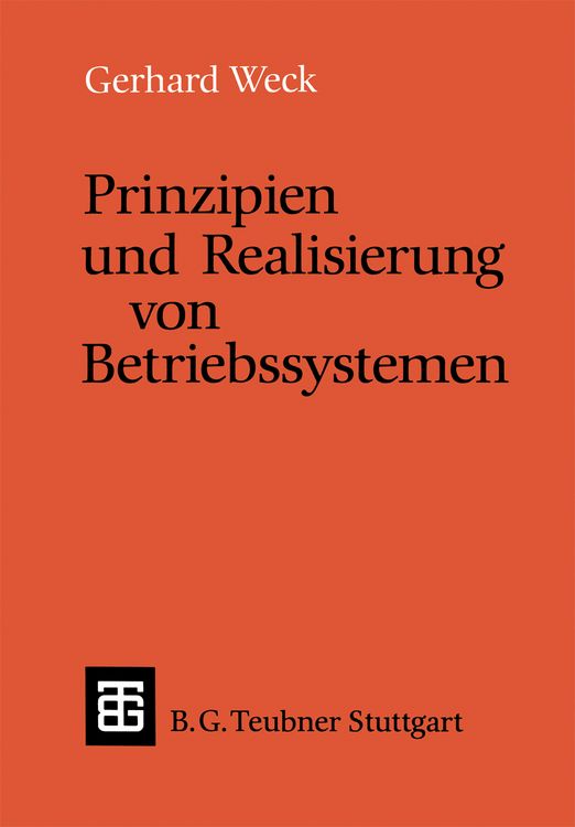 Produktbild: Prinzipien und Realisierung von Betriebssystemen