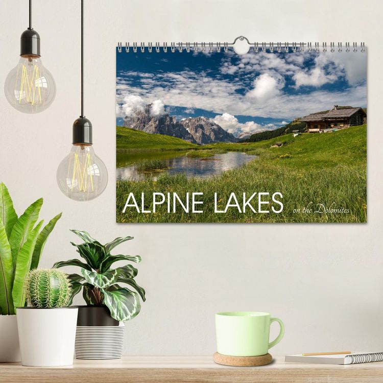 Produktbild: Alpine lakes on the Dolomites (Wall Calendar 2026 DIN A4 landscape), CALVENDO 12 Month Wall Calendar