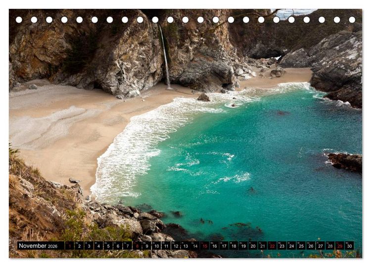 Produktbild: Kalifornien USA (Tischkalender 2026 DIN A5 quer), CALVENDO Monatskalender