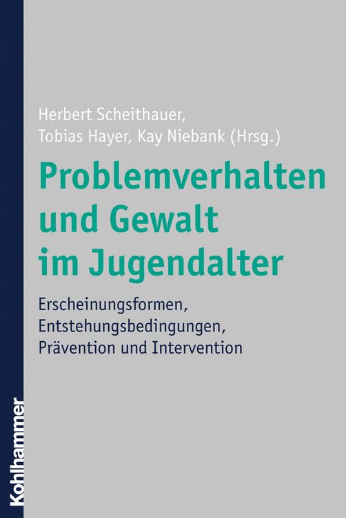 Produktbild: Problemverhalten und Gewalt im Jugendalter