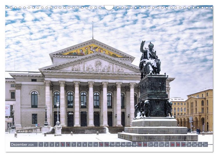 Produktbild: Weltst&auml;dtchen M&uuml;nchen (Wandkalender 2026 DIN A3 quer), CALVENDO Monatskalender