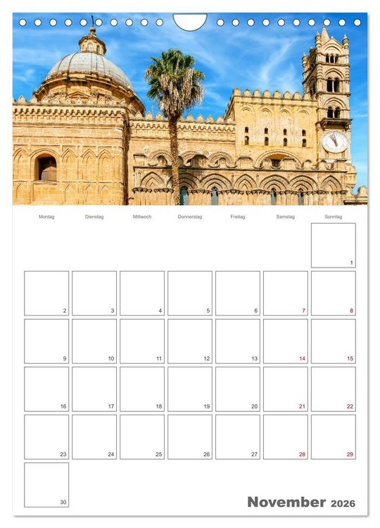Produktbild: Palermo - Reiseziel auf Sizilien (Wandkalender 2026 DIN A4 hoch), CALVENDO Monatskalender