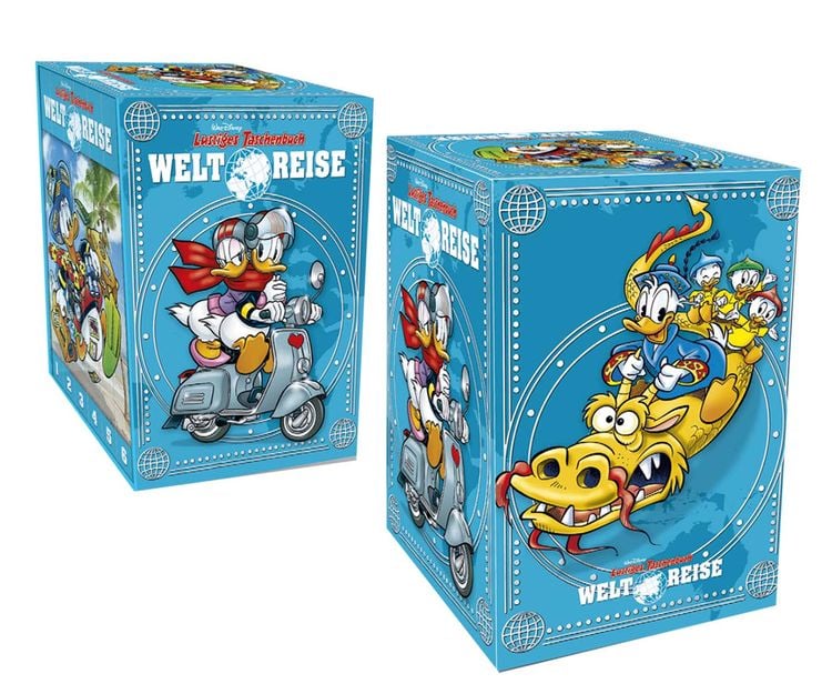 Produktbild: Lustiges Taschenbuch Weltreise Box