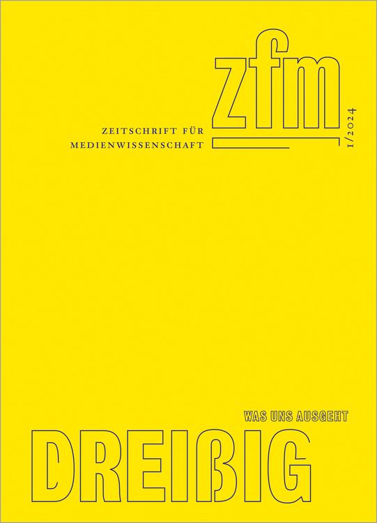 Produktbild: Zeitschrift f&uuml;r Medienwissenschaft 30