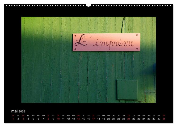 Produktbild: Les Cabanes d'Ol&eacute;ron (Calendrier mural 2026 DIN A2 vertical) calendrier de bureau